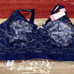 Blue lace Nwt 44h cacique bra full coverage wireless